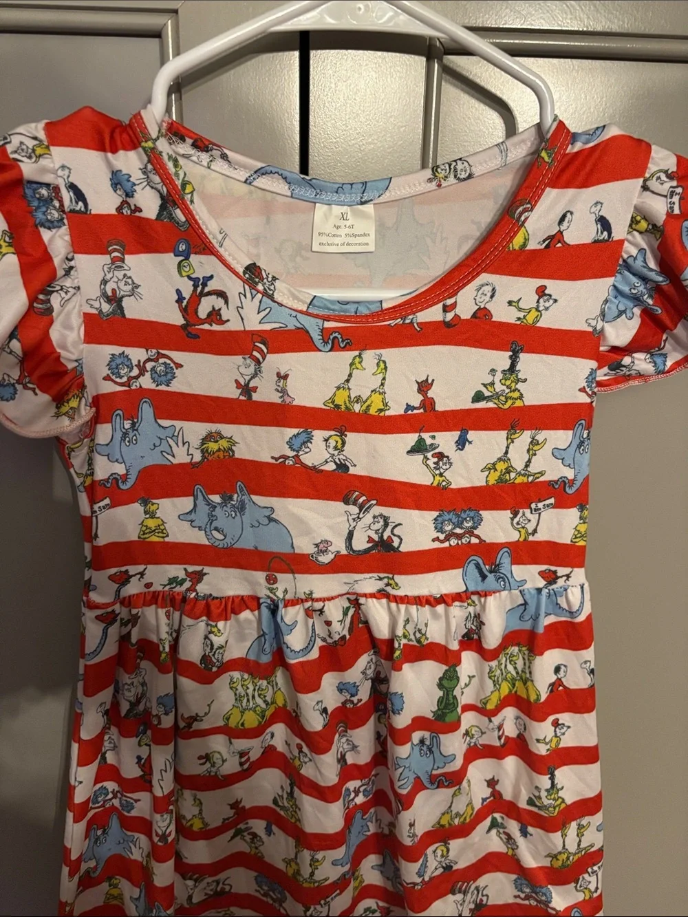 Boutique Girls Dr. Seuss Dress 5-6T